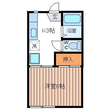 グリーンコーポ荒井 1階 1K 賃貸物件詳細