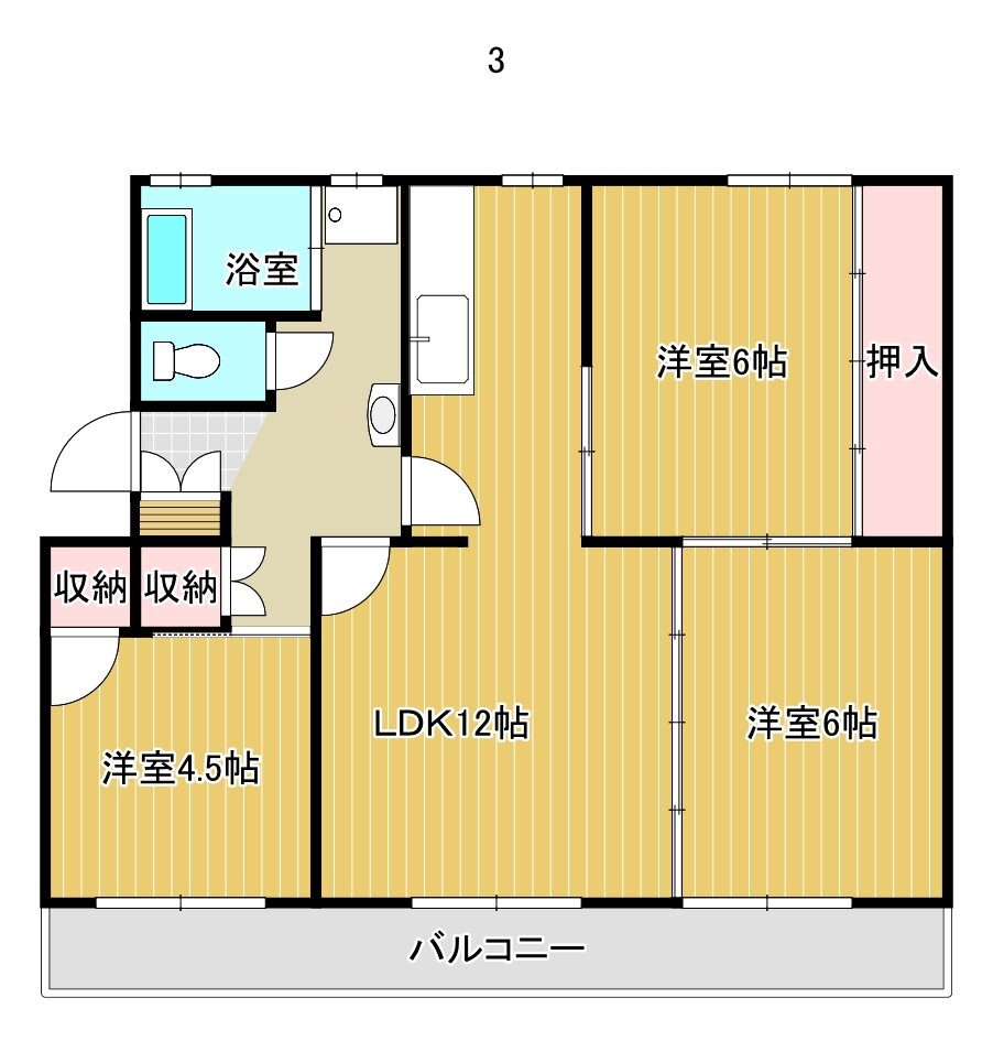 高知県南国市物部 のいち駅 3LDK マンション 賃貸物件詳細