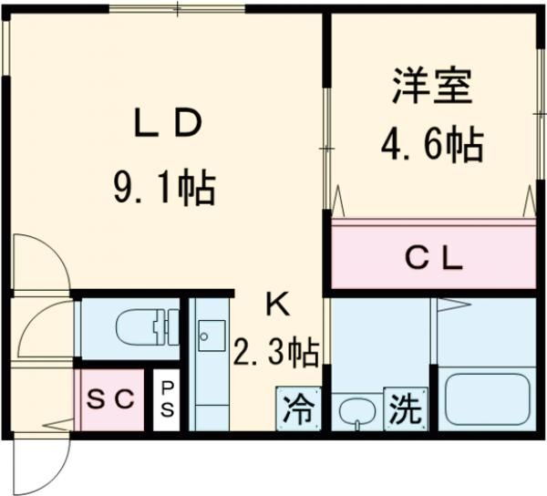 北海道千歳市北栄２ 千歳駅 1LDK マンション 賃貸物件詳細