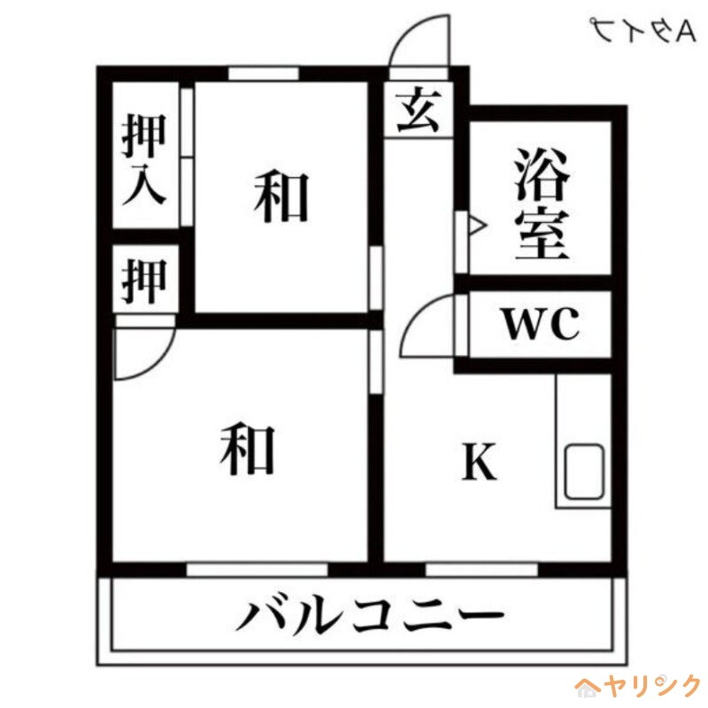 愛知県名古屋市西区枇杷島５ 東枇杷島駅 2K マンション 賃貸物件詳細