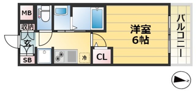 兵庫県神戸市中央区下山手通９ 神戸駅 1K マンション 賃貸物件詳細
