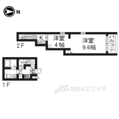 京都府京都市西京区山田上ノ町 上桂駅 2K マンション 賃貸物件詳細