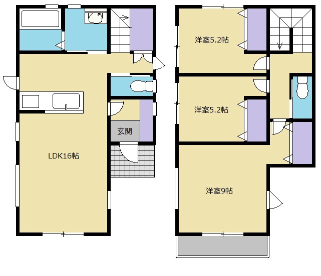 宮城県仙台市若林区蒲町 六丁の目駅 3LDK 一戸建て 賃貸物件詳細