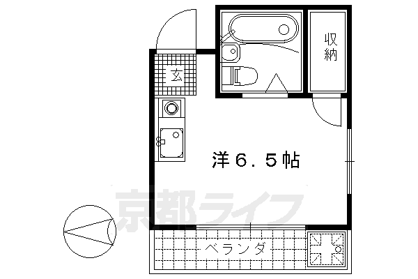 京都府京都市伏見区桃山水野左近西町 近鉄丹波橋駅 ワンルーム マンション 賃貸物件詳細