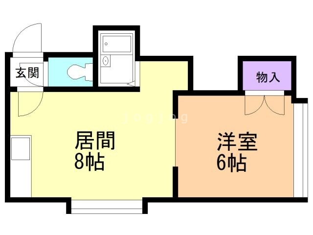カーサ真栄 2階 1LDK 賃貸物件詳細