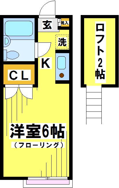 東京都府中市天神町３ 府中駅 1K アパート 賃貸物件詳細