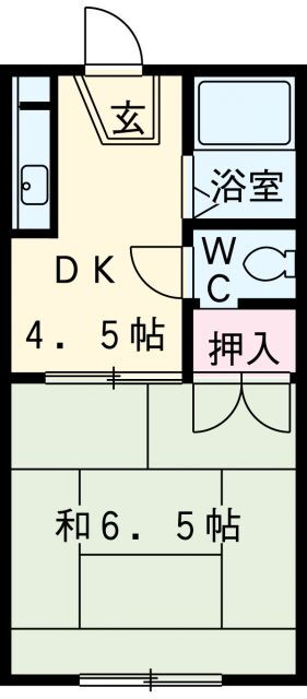 愛知県岡崎市六地蔵町１ 東岡崎駅 1DK アパート 賃貸物件詳細