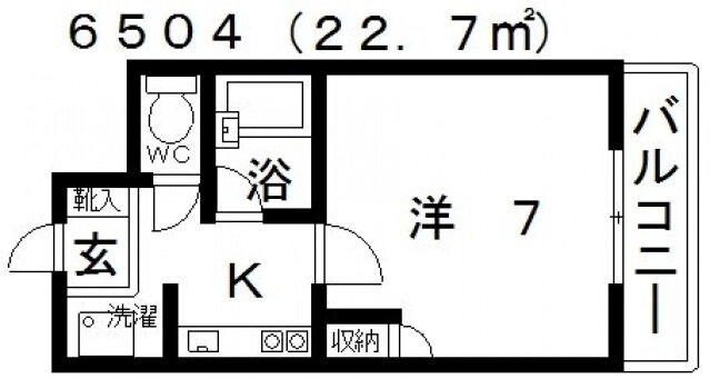 ユーコート２１ 2階 1K 賃貸物件詳細