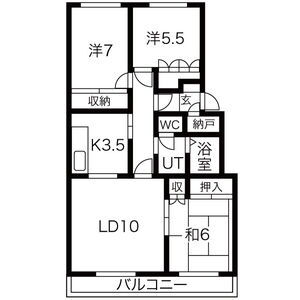 テレパレス南郷Ｉ 1階 3LDK 賃貸物件詳細