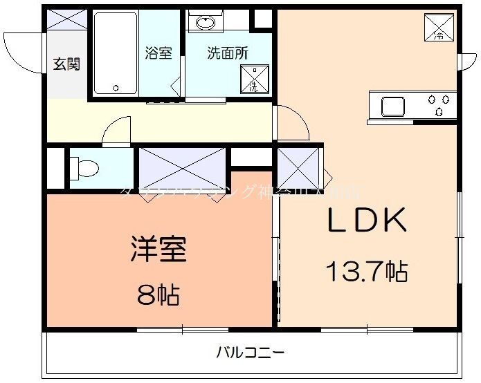 神奈川県綾瀬市上土棚中５ 長後駅 1LDK アパート 賃貸物件詳細