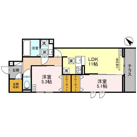 埼玉県さいたま市緑区大字中尾 東浦和駅 2LDK アパート 賃貸物件詳細