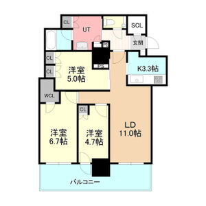 北海道札幌市東区北六条東２ 札幌駅 3LDK マンション 賃貸物件詳細