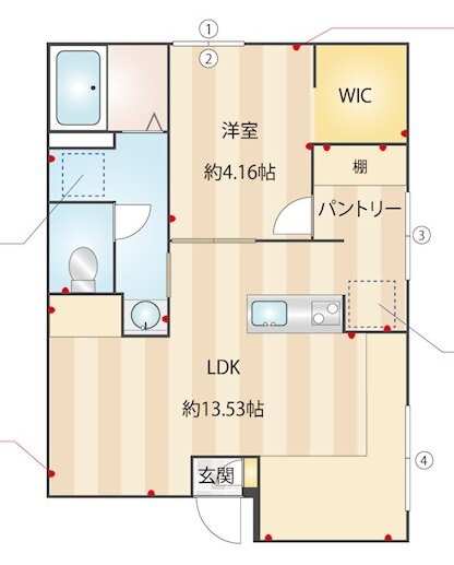 東京都中野区本町６ 新中野駅 1LDK マンション 賃貸物件詳細