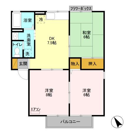 茨城県結城市新福寺１ 結城駅 3DK アパート 賃貸物件詳細