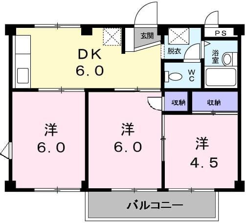 千葉県成田市郷部 成田駅 3DK アパート 賃貸物件詳細