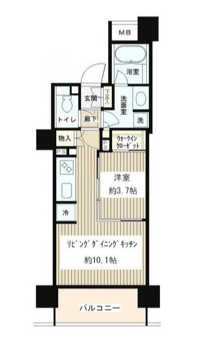 東京都品川区西五反田３ 五反田駅 1LDK マンション 賃貸物件詳細