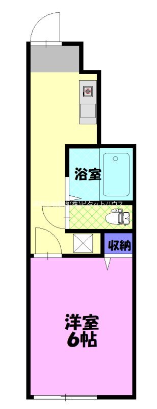 栃木県宇都宮市戸祭３ 東武宇都宮駅 1K アパート 賃貸物件詳細