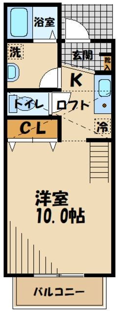 ＣＯＵＲＴＡＺＡＬＥＡ 2階 1K 賃貸物件詳細