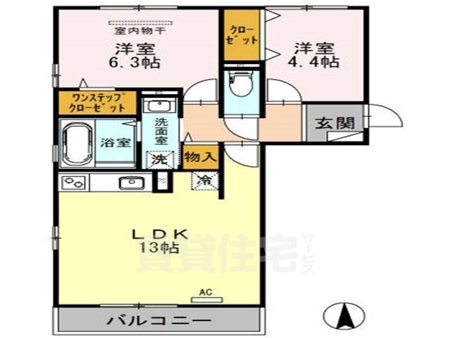 大阪府堺市美原区阿弥 萩原天神駅 2LDK アパート 賃貸物件詳細