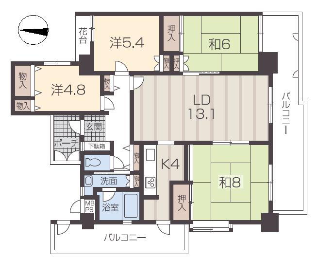 兵庫県姫路市土山５ 播磨高岡駅 4LDK マンション 賃貸物件詳細