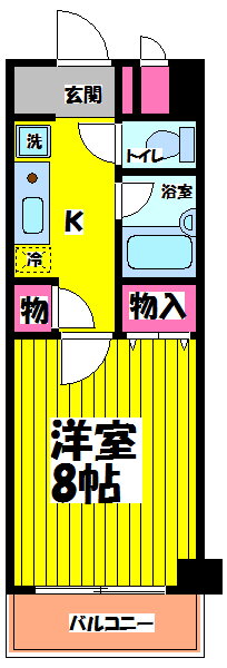 東京都調布市東つつじケ丘２ つつじヶ丘駅 1K マンション 賃貸物件詳細