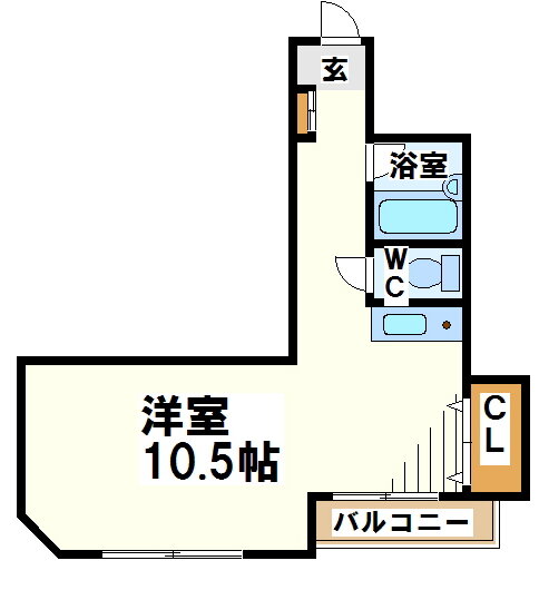 ラボビル　当社管理物件 2階 1K 賃貸物件詳細