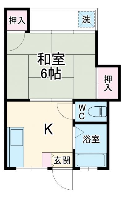 千葉県市川市鬼越２ 下総中山駅 1K アパート 賃貸物件詳細