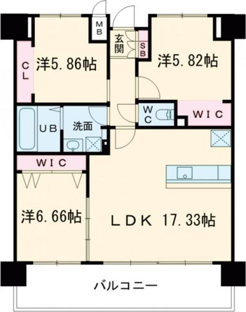 福岡県北九州市八幡東区荒生田３ スペースワールド駅 3LDK マンション 賃貸物件詳細