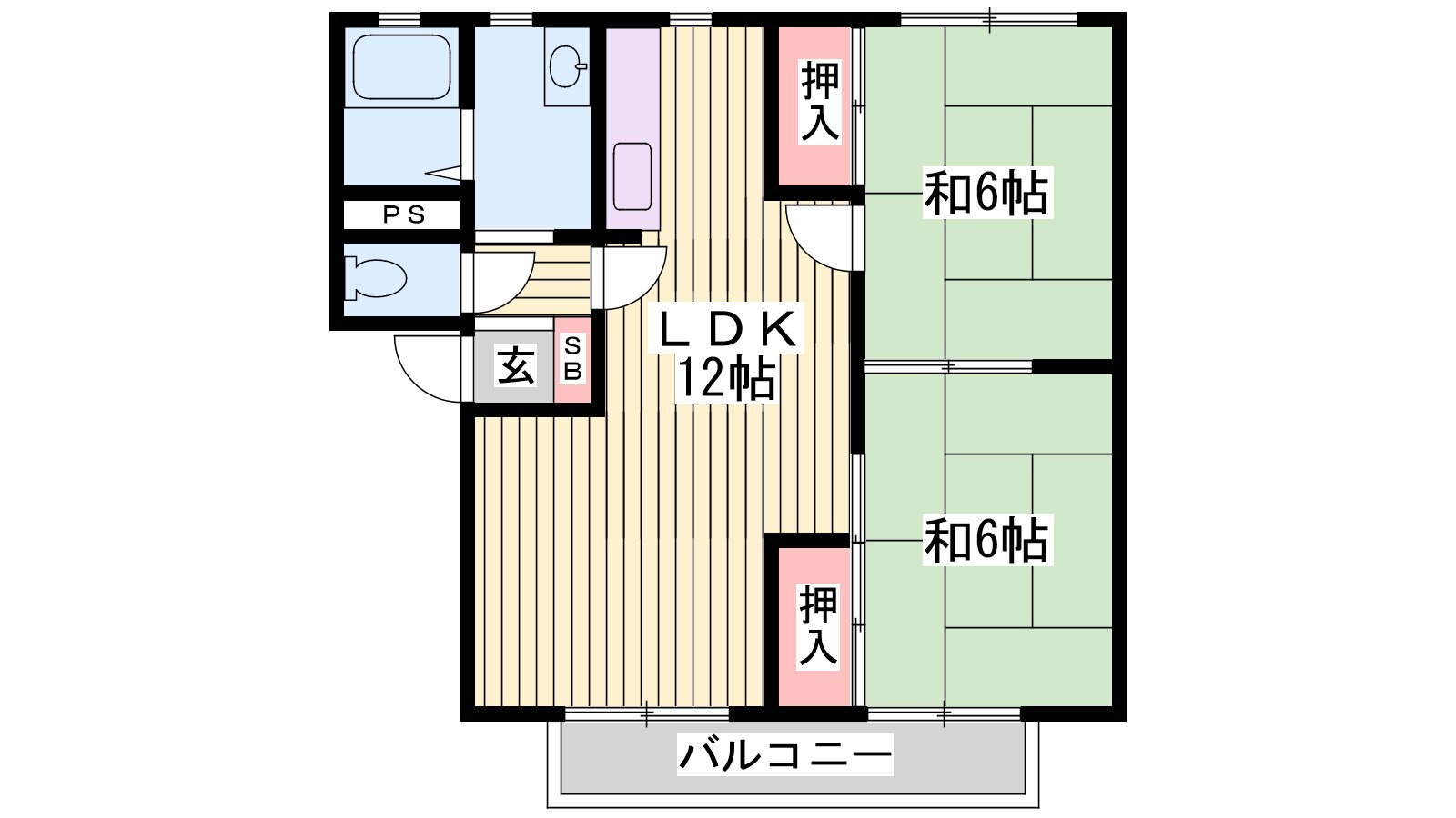 兵庫県明石市和坂 林崎松江海岸駅 2LDK アパート 賃貸物件詳細