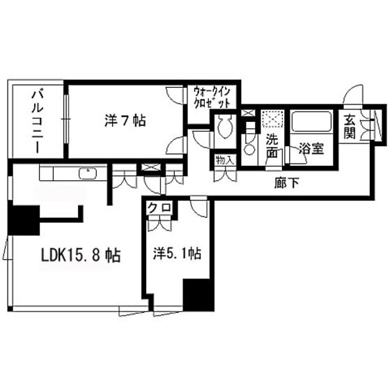 シティタワー仙台花京院 10階 2LDK 賃貸物件詳細