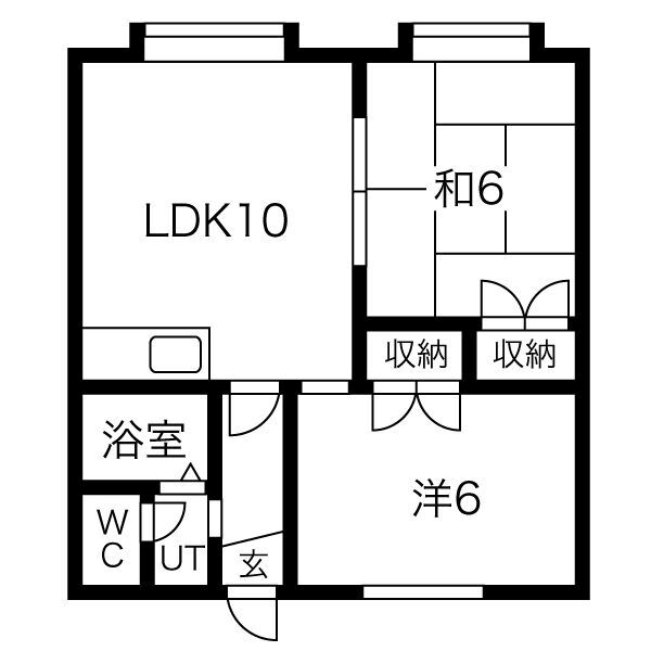 北海道苫小牧市三光町５ 苫小牧駅 2LDK アパート 賃貸物件詳細