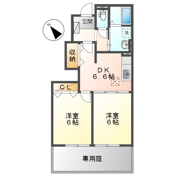 岡山県倉敷市茶屋町 茶屋町駅 2DK アパート 賃貸物件詳細