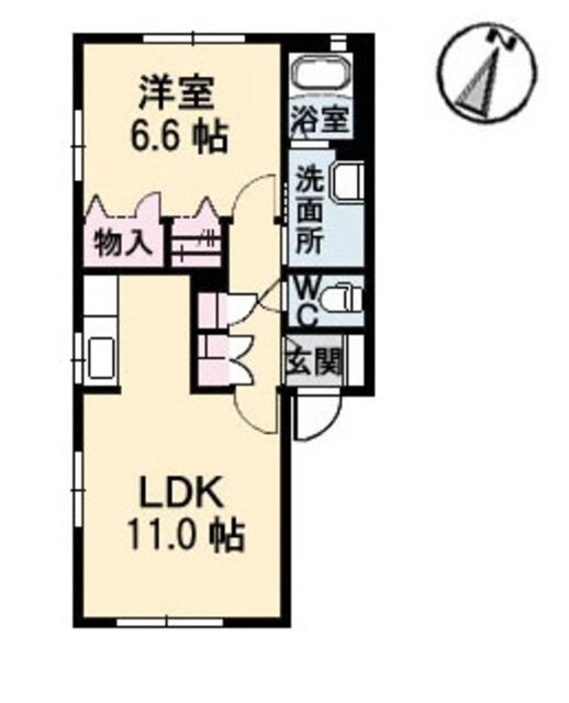 岡山県倉敷市西阿知町新田 西阿知駅 1LDK アパート 賃貸物件詳細