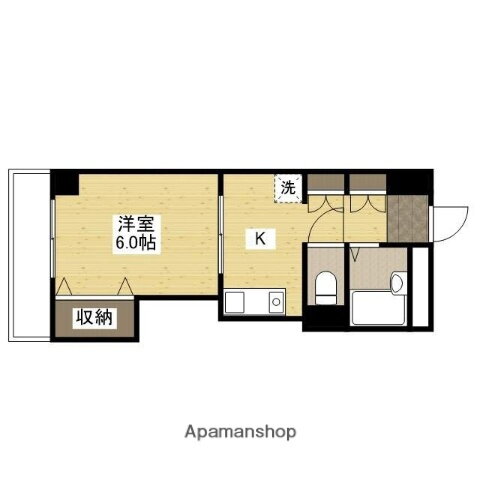 広島県広島市中区上八丁堀 女学院前駅 1K マンション 賃貸物件詳細