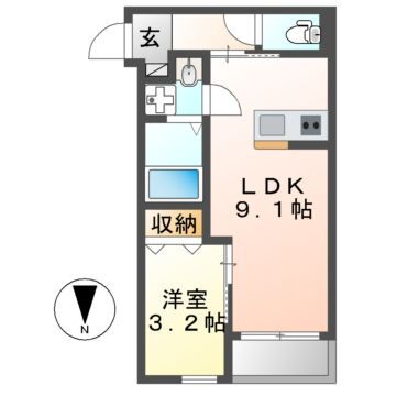 愛知県名古屋市中村区藤江町３ 中村日赤駅 1LDK アパート 賃貸物件詳細