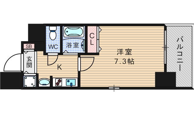 大阪府大阪市浪速区日本橋５ 恵美須町駅 1K マンション 賃貸物件詳細