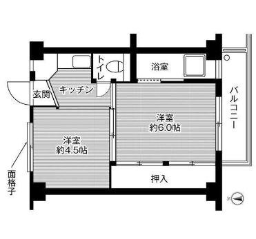 岡山県倉敷市茶屋町 茶屋町駅 2K マンション 賃貸物件詳細