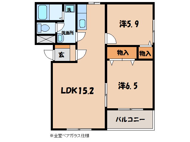 愛知県西尾市巨海町 2LDK マンション 賃貸物件詳細