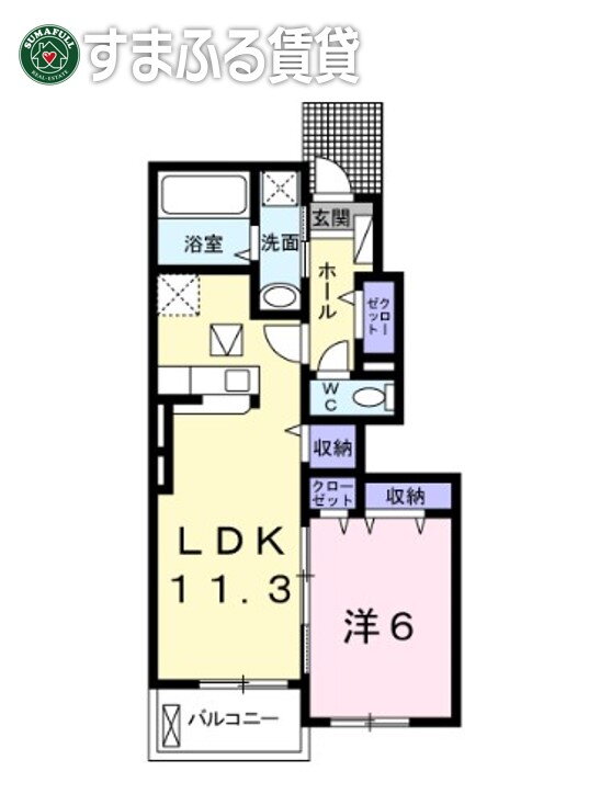 愛知県西尾市平坂町鳥取 福地駅 1LDK アパート 賃貸物件詳細