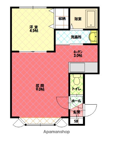 北海道旭川市東光十三条４ 旭川四条駅 1LDK アパート 賃貸物件詳細
