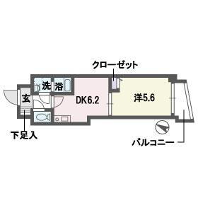 福岡県福岡市中央区平尾４ 西鉄平尾駅 1DK マンション 賃貸物件詳細