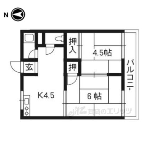 京都府京都市伏見区横大路柿ノ本町 桃山御陵前駅 2DK アパート 賃貸物件詳細