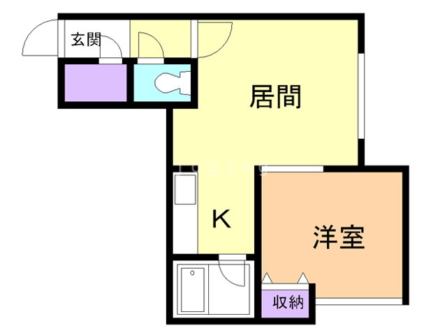 北海道旭川市神居二条１６ 1LDK アパート 賃貸物件詳細