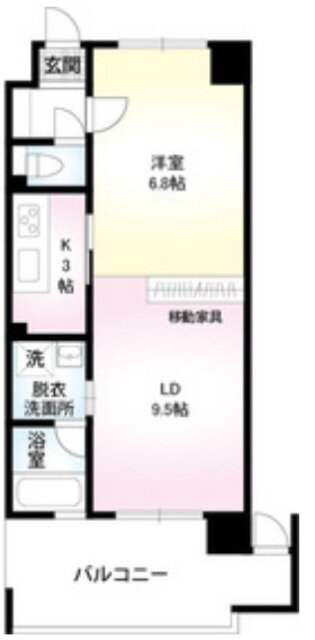 メゾン・ブランシュ・ナガサカ 4階 1LDK 賃貸物件詳細