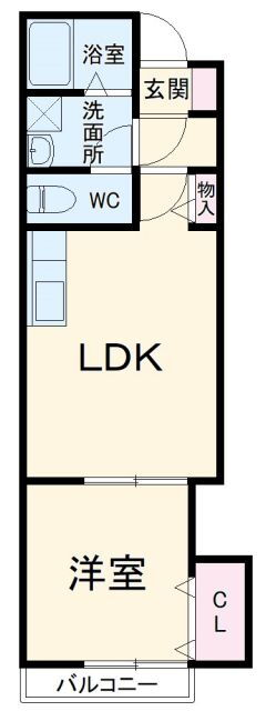 千葉県千葉市中央区松ケ丘町 大森台駅 1LDK アパート 賃貸物件詳細