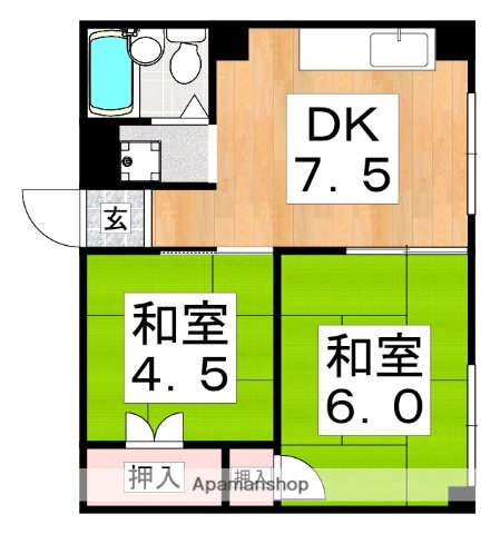 大阪府大阪市住吉区長居東４ 長居駅 2DK マンション 賃貸物件詳細