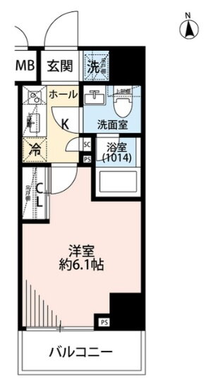 東京都品川区西中延１ 旗の台駅 1K マンション 賃貸物件詳細