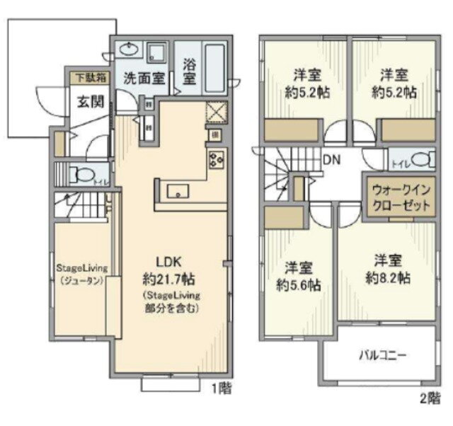 大谷口戸建 4LDK 賃貸物件詳細