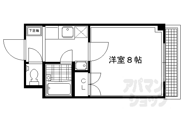 京都府京都市左京区高野清水町 出町柳駅 1K マンション 賃貸物件詳細