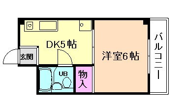 大阪府箕面市今宮４ 箕面萱野駅 1DK マンション 賃貸物件詳細